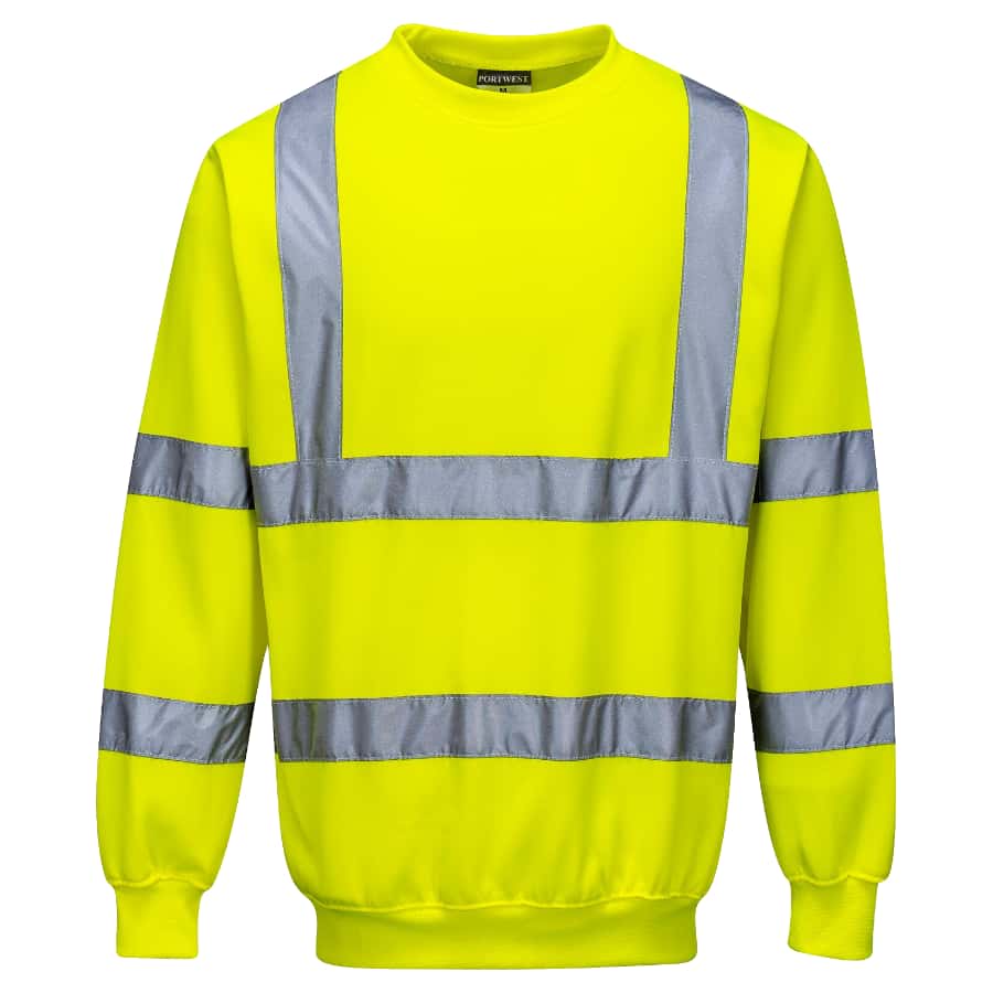 Hi vis sale crew neck sweatshirts